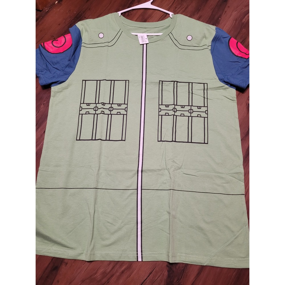 Naruto Shippuden Collection T-Shirt Anime Graphic Tee Unisex Cosplay Size Large